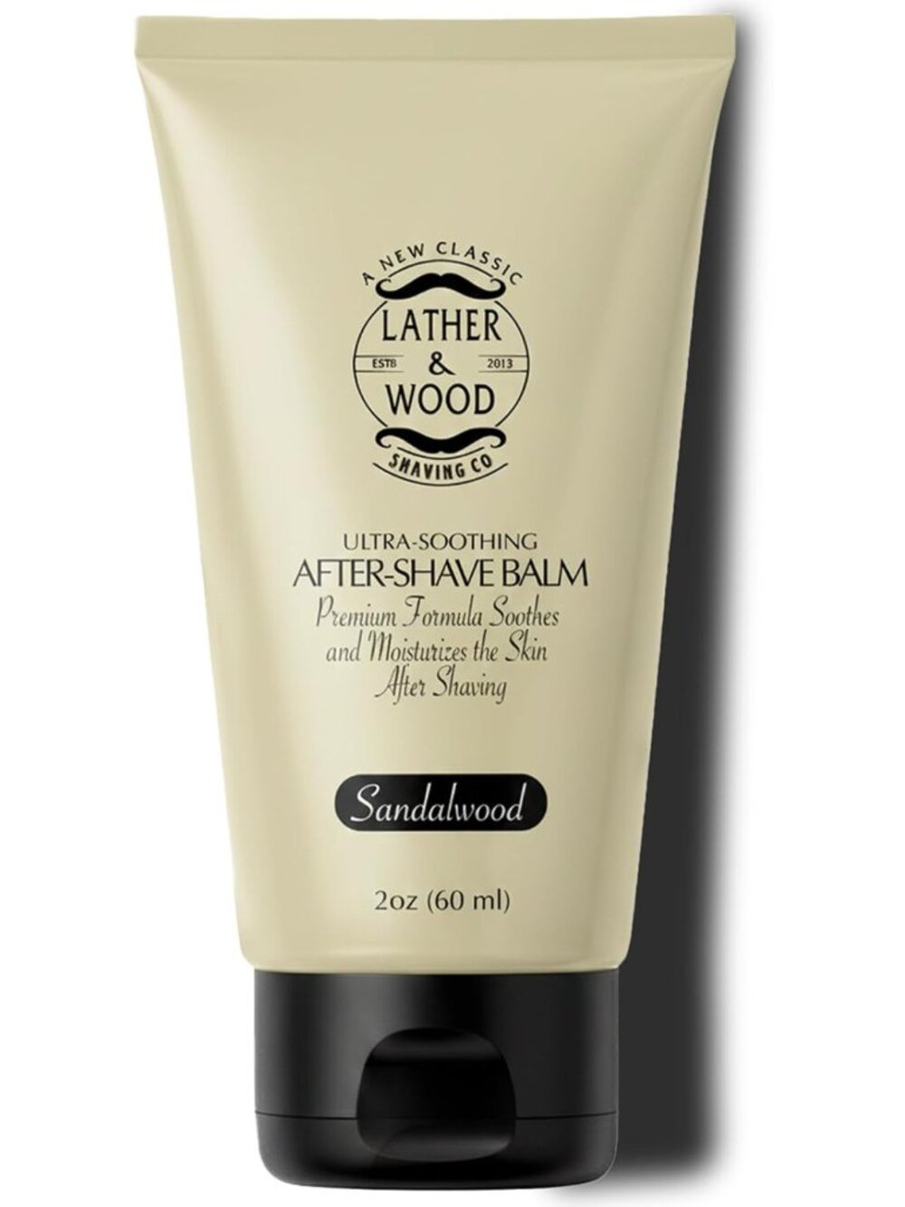 Sandalwood Aftershave Balm - Soothing, Moisturizing Lotion for Razor Burn Relief